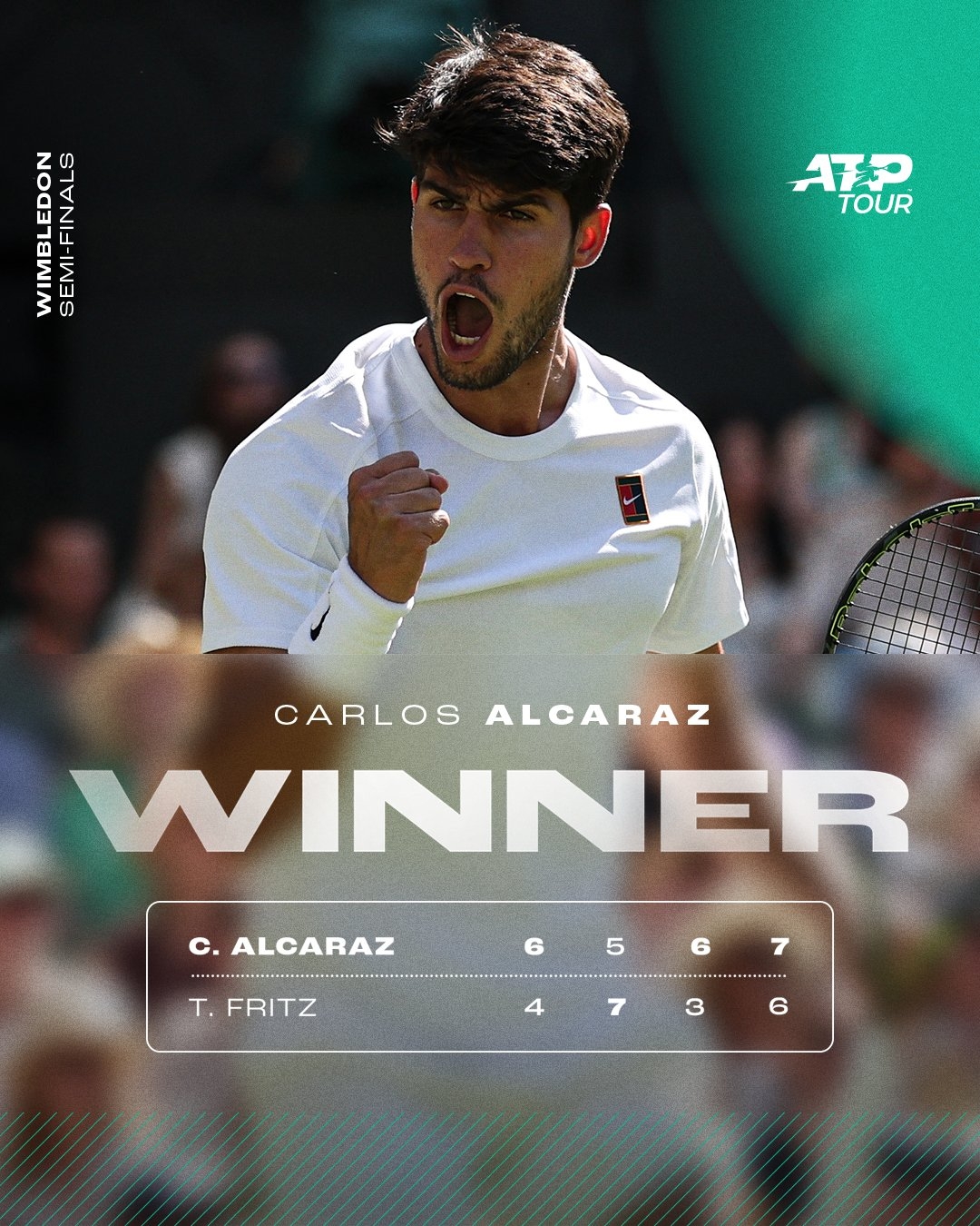 温网完胜联合杯,阿尔卡拉斯惊艳四座 温网完胜联合杯,阿尔卡拉斯惊艳四座